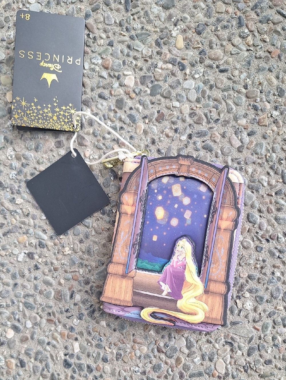NWT Disney X Loungefly Lenticular Lantern Wallet Tangled Rapunzel - Picture 2 of 11